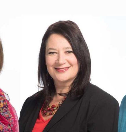 Travel trade, meetings, conventions and incentives team: Cindy Perret, Melanie Swenarchuk, Michel Lariviere